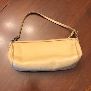 Cole Haan light tan leather purse